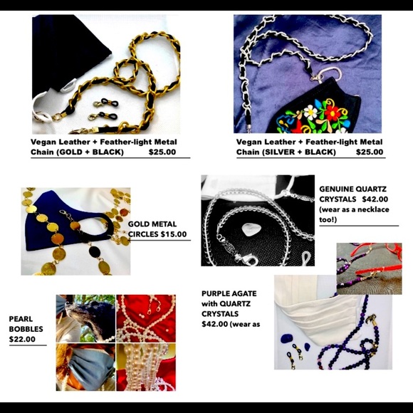 Face Mask Chains/Holders - Picture 1 of 12